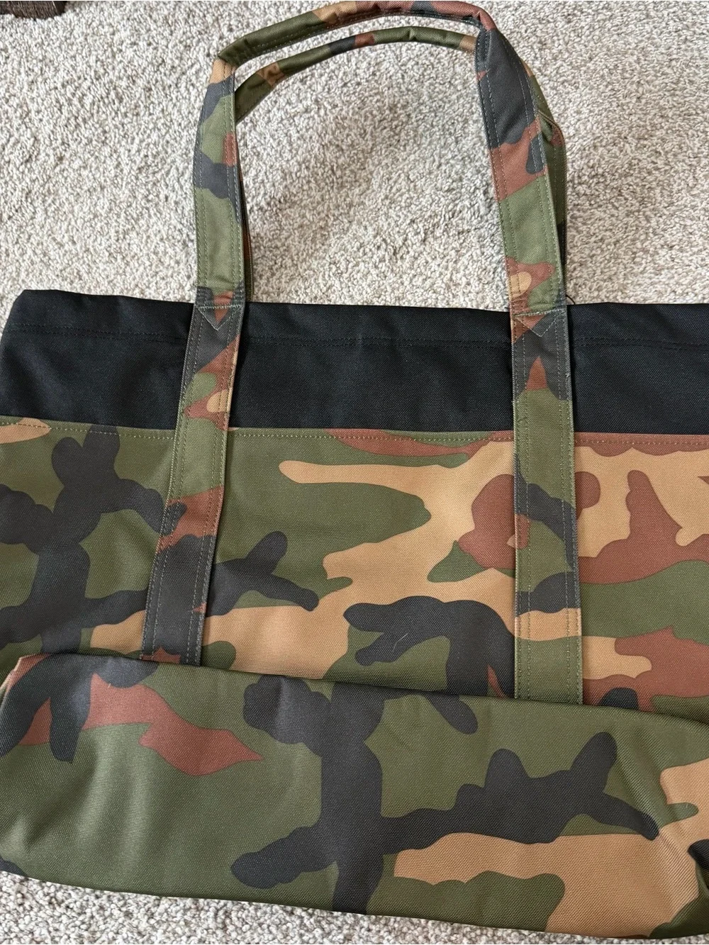 Herschel Supply Company Camo Tote Bag - Green/Black/Brown